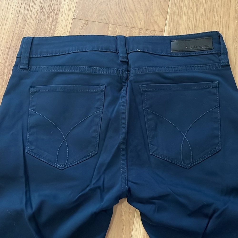 Calvin Klein Dark Blue Skinny pants - Picture 4 of 6